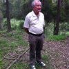 Uncle Neil Sainsbury on river bank above Duck Creek swimming hole, Auburn